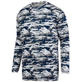 Adult Mod Camo Long Sleeve Wicking Tee Shirt